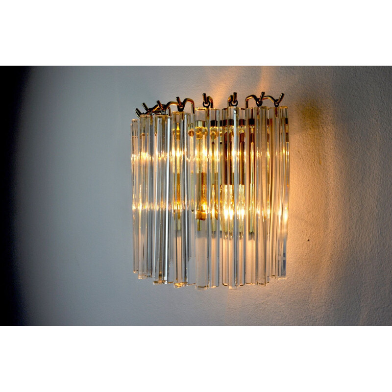 Vintage wall lamp Venini, Italy 1970