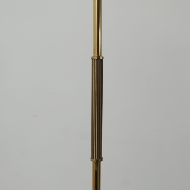 Pair of vintage brass floor lamps, Sweden 1960