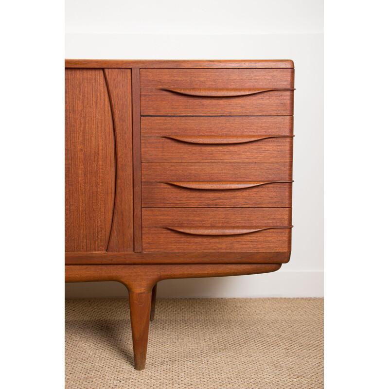 Vintage teak sideboard model U15 by Johannes Andersen for Uldum Mobelfabrik, Denmark 1966