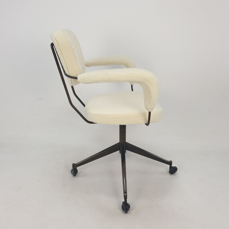 Vintage swivel armchair by Gastone Rinaldi for RIMA, Italy 1960s