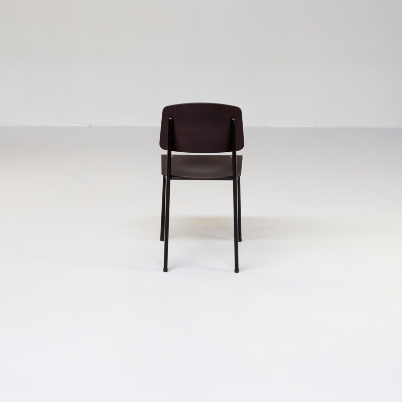 Ensemble de 8 chaises SP standard vintage par Jean Prouvé pour Vitra