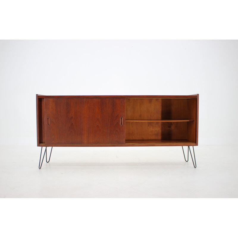 Vintage Danish ebony sideboard, 1960s