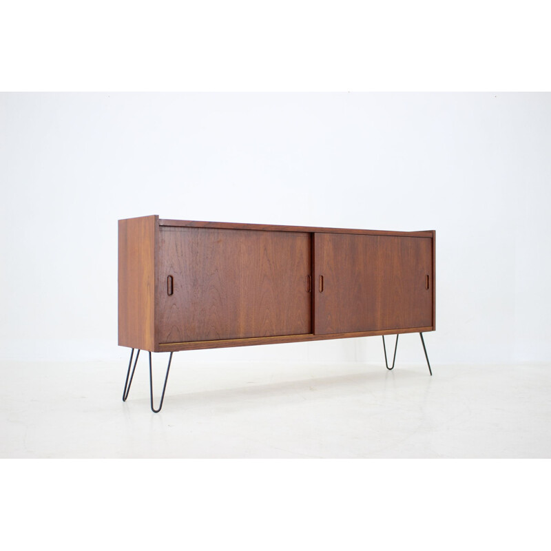 Vintage Danish ebony sideboard, 1960s