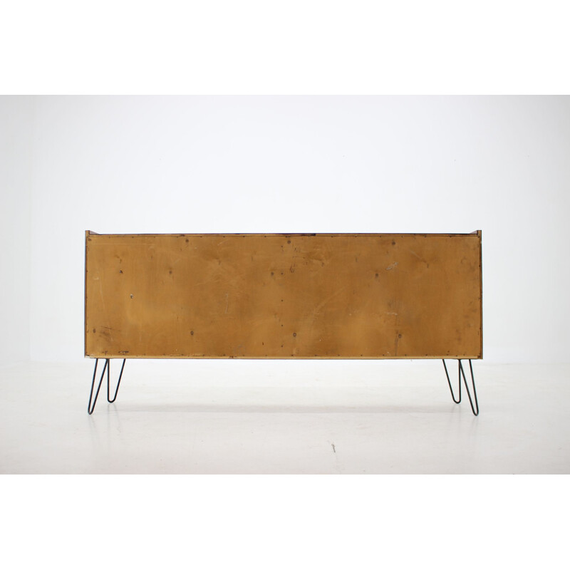 Vintage Danish ebony sideboard, 1960s