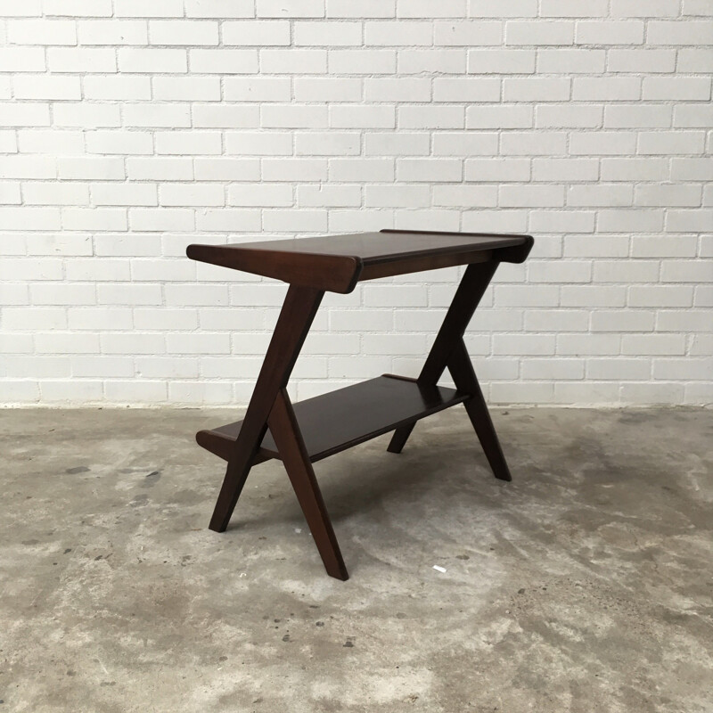 Vintage black side table, 1960s