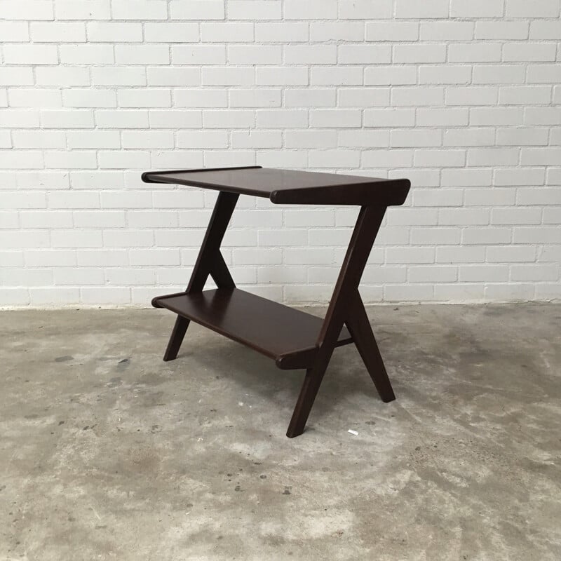 Vintage black side table, 1960s