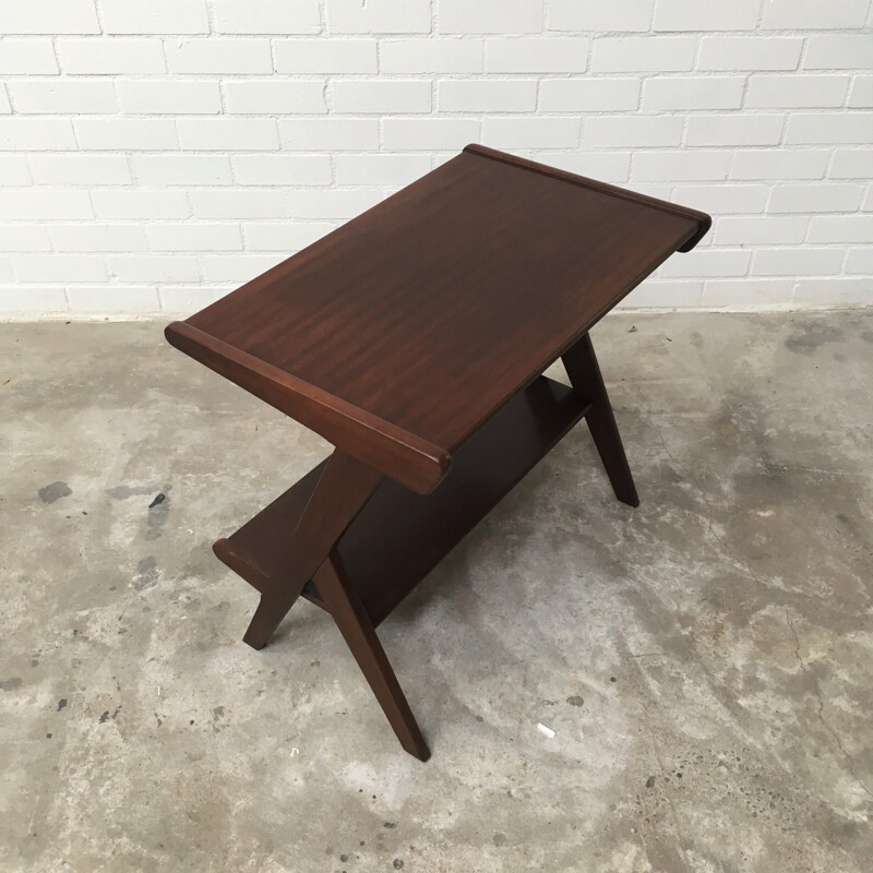 Vintage black side table, 1960s