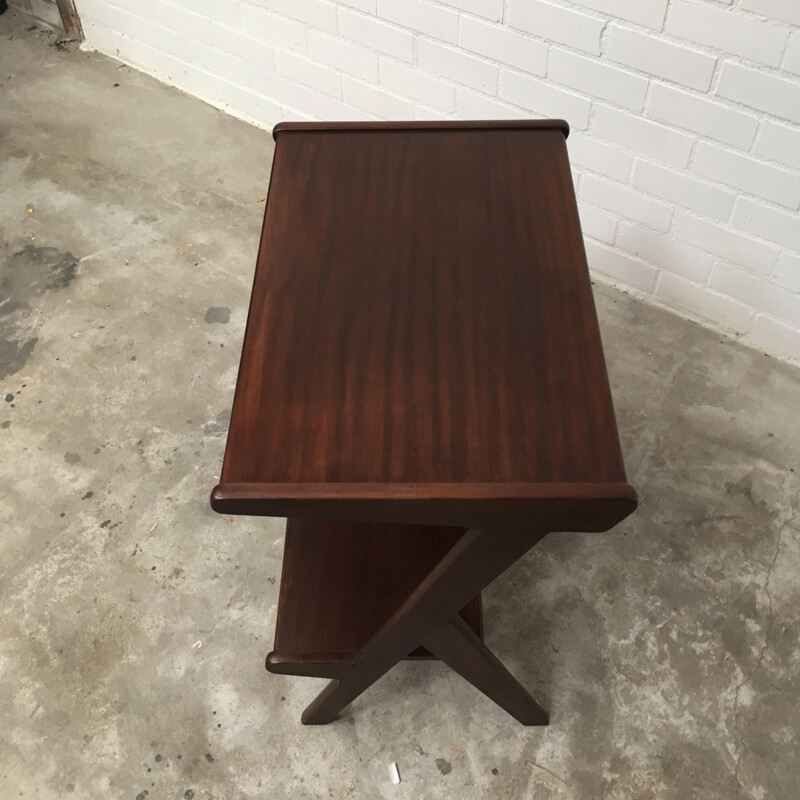 Vintage black side table, 1960s