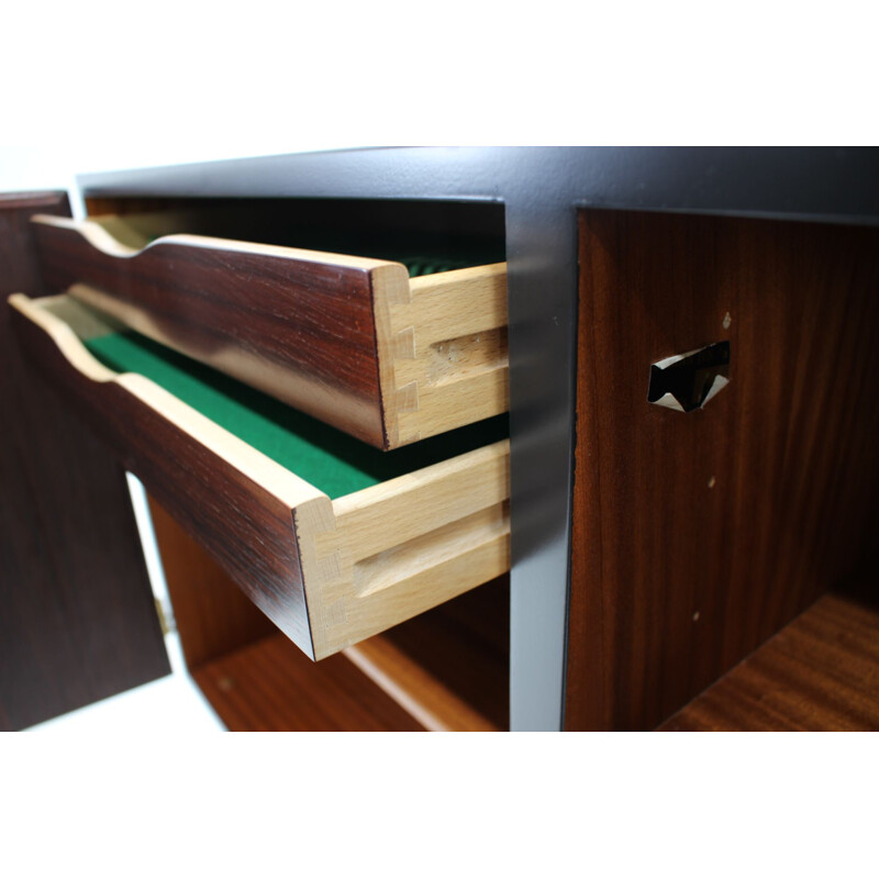 Vintage rosewood sideboard by Omann Jun, Denmark 1960s