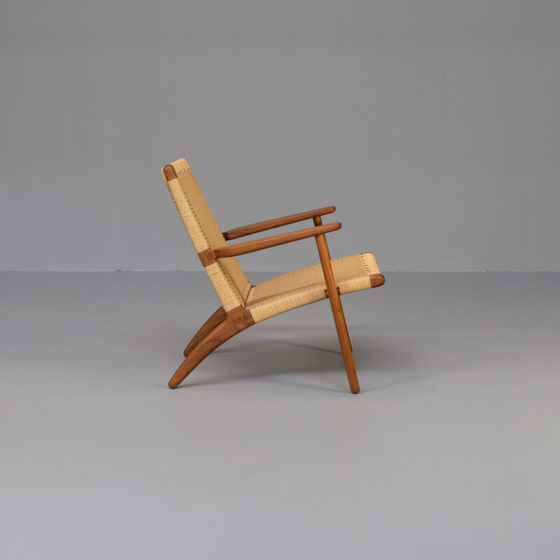 CH25 poltrona vintage por Hans Wegner para Carl Hansen