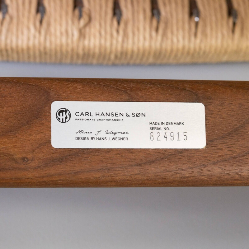 CH25 vintage fauteuil van Hans Wegner voor Carl Hansen