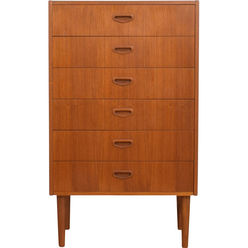 Mid-century Swedish teak chest of drawers, 1960s