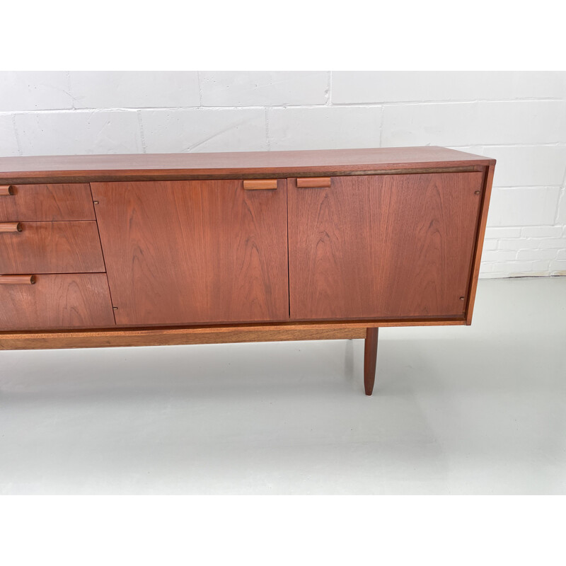 Vintage Enfilade aus dunklem Teakholz, 1960