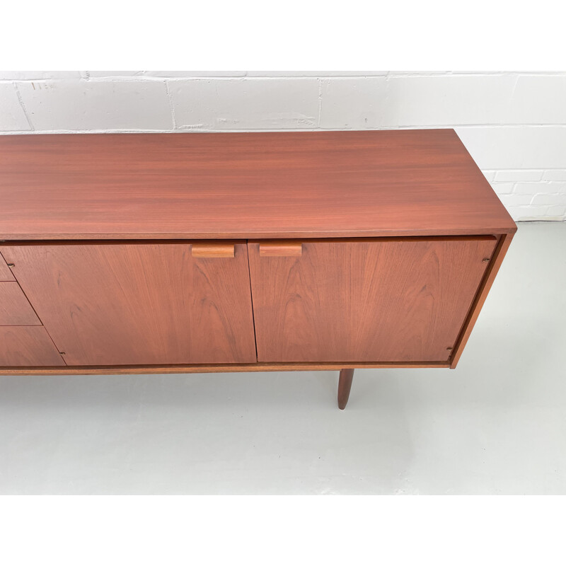 Vintage donker teakhouten dressoir, 1960