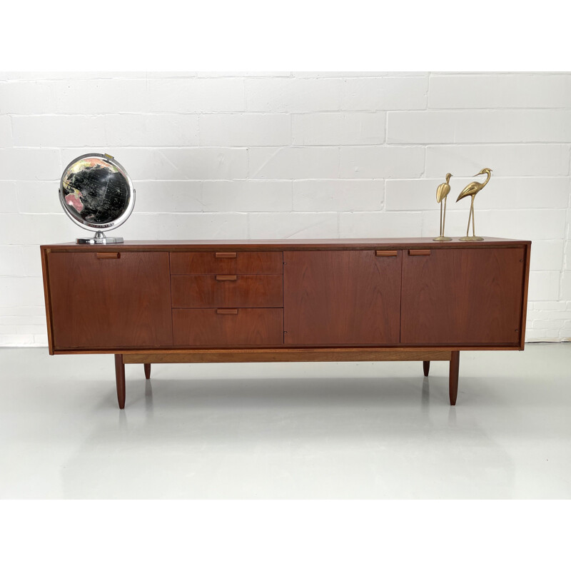 Credenza vintage in teak scuro, 1960