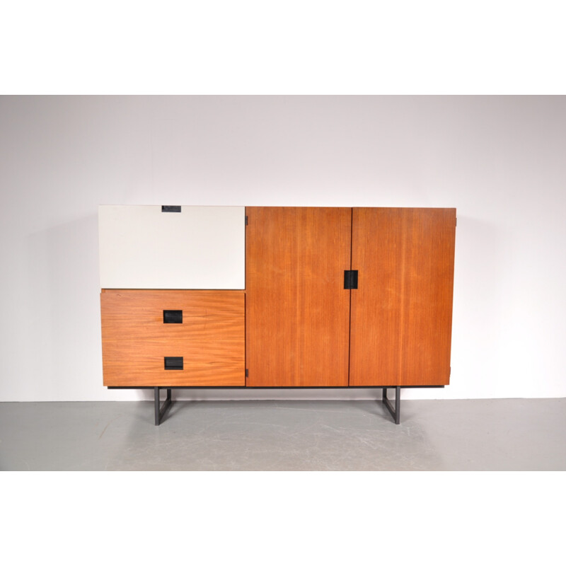 Teak storage unit by Cees BRAAKMAN for Pastoe - 1960s