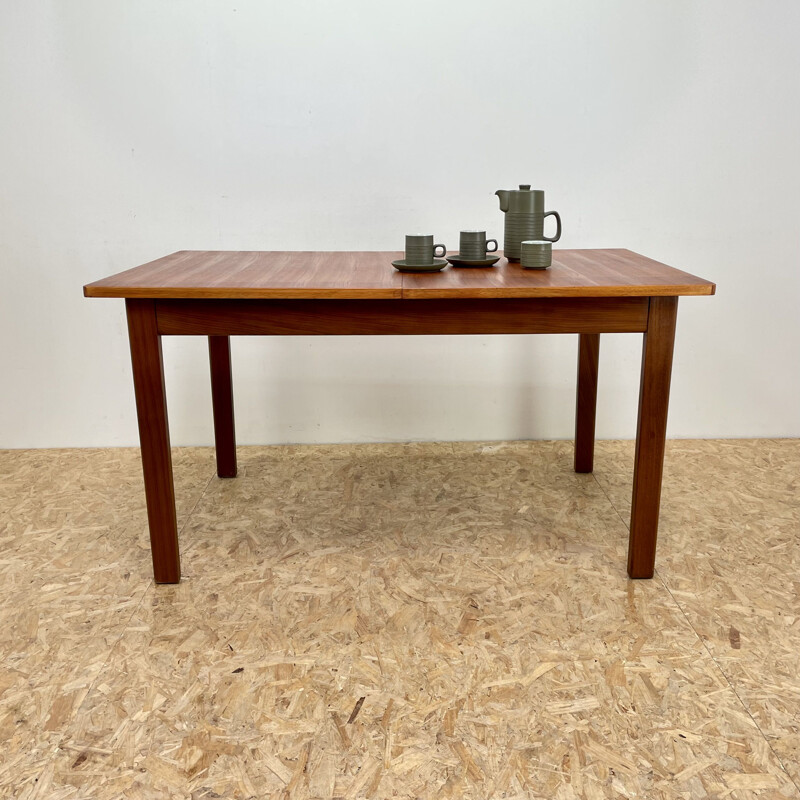 Table vintage en teck pour ortwood Furniture, 1960