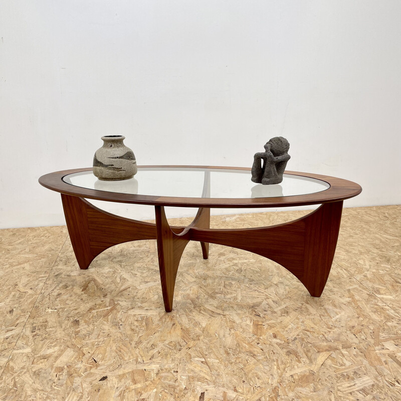 Mid century Astro solid teak coffee table by Victor Wilkins for G Plan, 1960s