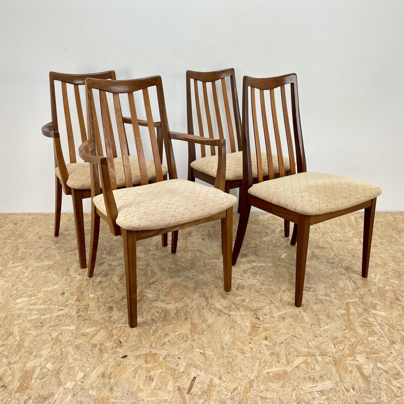 Set of 4 mid century armchairs by V.B Wilkins for G Plan, 1960s