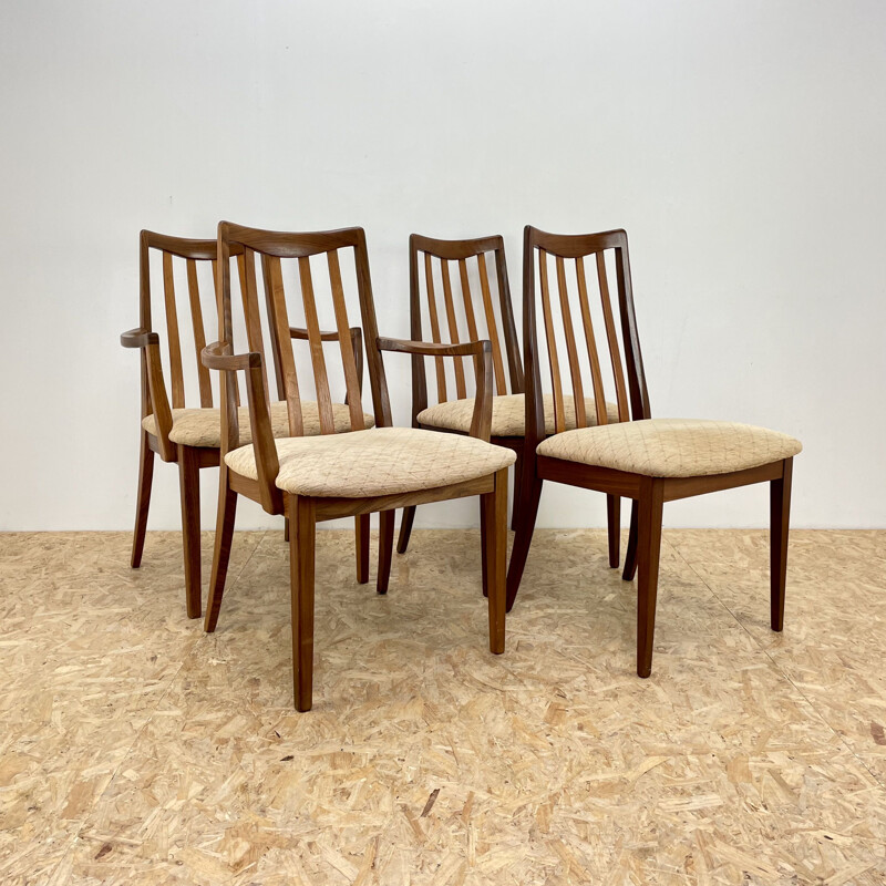 Ensemble de 4 fauteuils vintage par V.B Wilkins pour G Plan, 1960