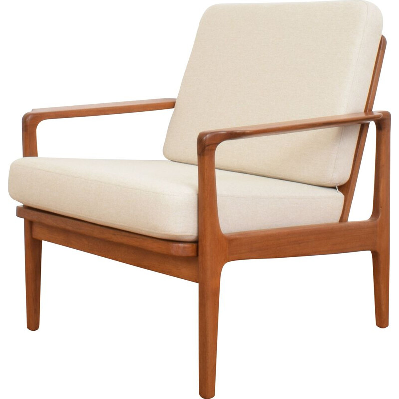 Mid-century Danish teak armchair, 1960s