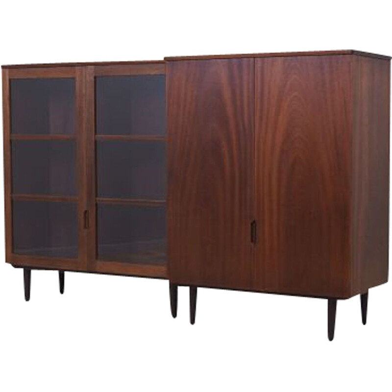 Mahogany Danish vintage highboard by Svend Langkilde, 1970s