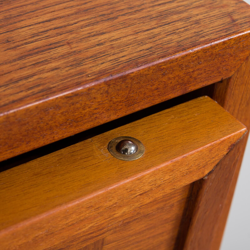 Vintage wall unit in teak with secretary by Poul Cadovius, Denmark 1960