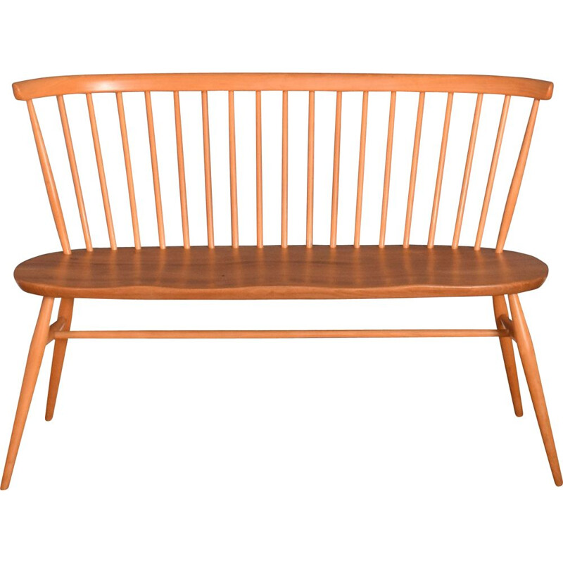 Vintage blonde model 450 bench by Ercol, 1960s