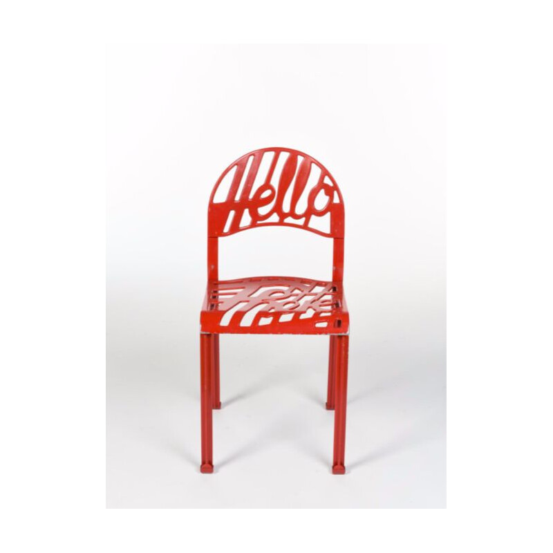 Set di 6 sedie vintage "Hello there" di Jeremy Harvey per Artifort
