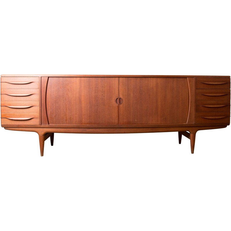 Vintage teak sideboard model U15 by Johannes Andersen for Uldum Mobelfabrik, Denmark 1966