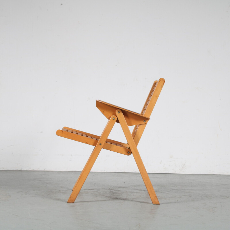 Vintage "Rex" folding chair by Niko Kralj for Stol Kamnik, Slovenia 1960s