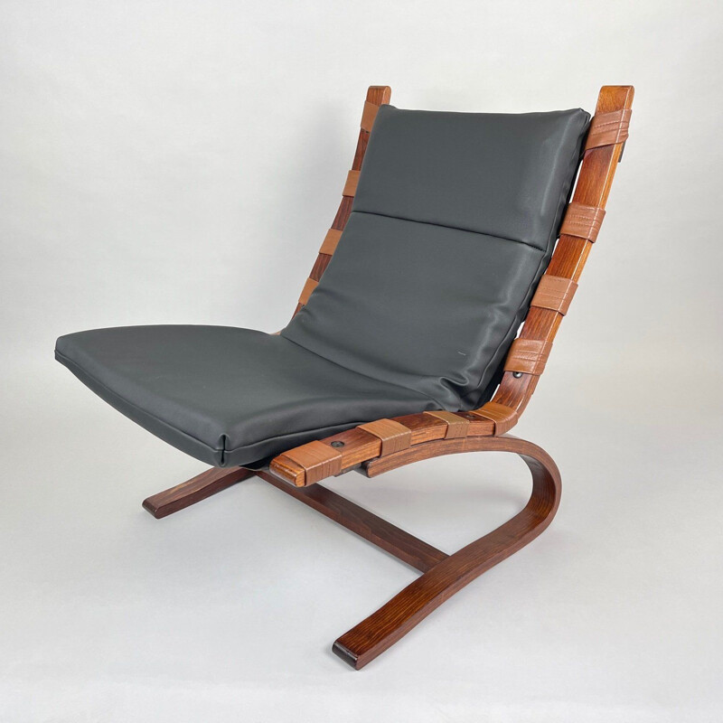 Vintage armchair by Elsa Solheim, Norway 1970s