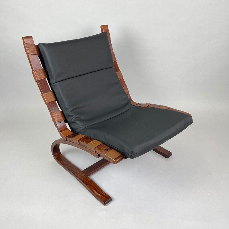 Fauteuil vintage par Elsa Solheim, Norvège 1970