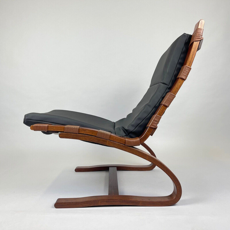 Vintage armchair by Elsa Solheim, Norway 1970s