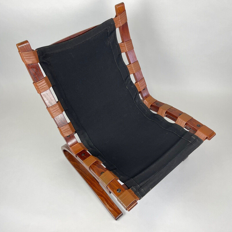 Vintage armchair by Elsa Solheim, Norway 1970s