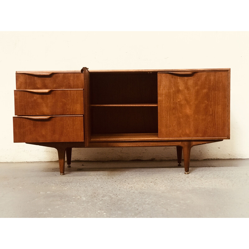 Mid century teak sideboard Moy collection by Tom Robertson for McIntosh, Scotland 1960s