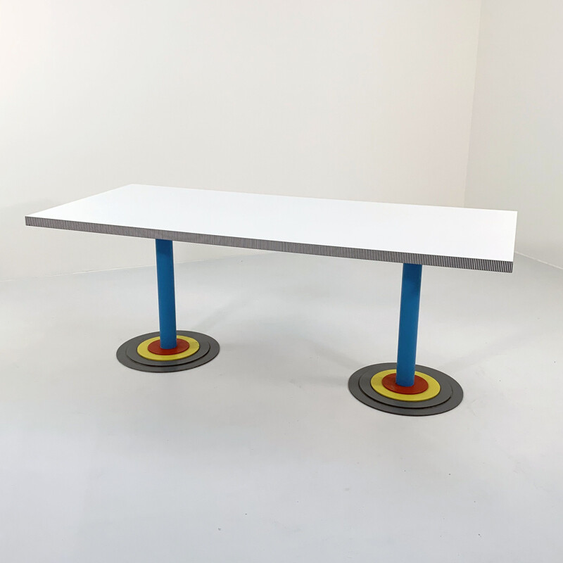 Mid century Kroma dining table by Antonia Astori for Driade, 1980s