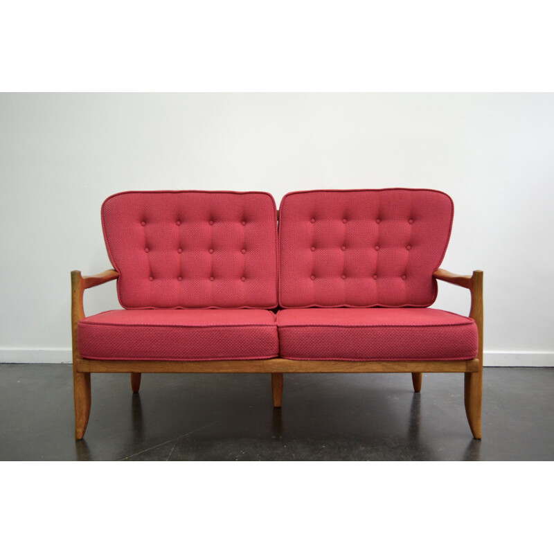  2 seats bench seat, GUILLERME & CHAMBRON - 1960s