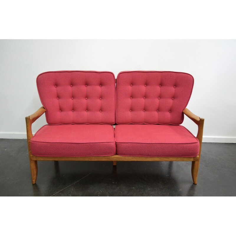  2 seats bench seat, GUILLERME & CHAMBRON - 1960s