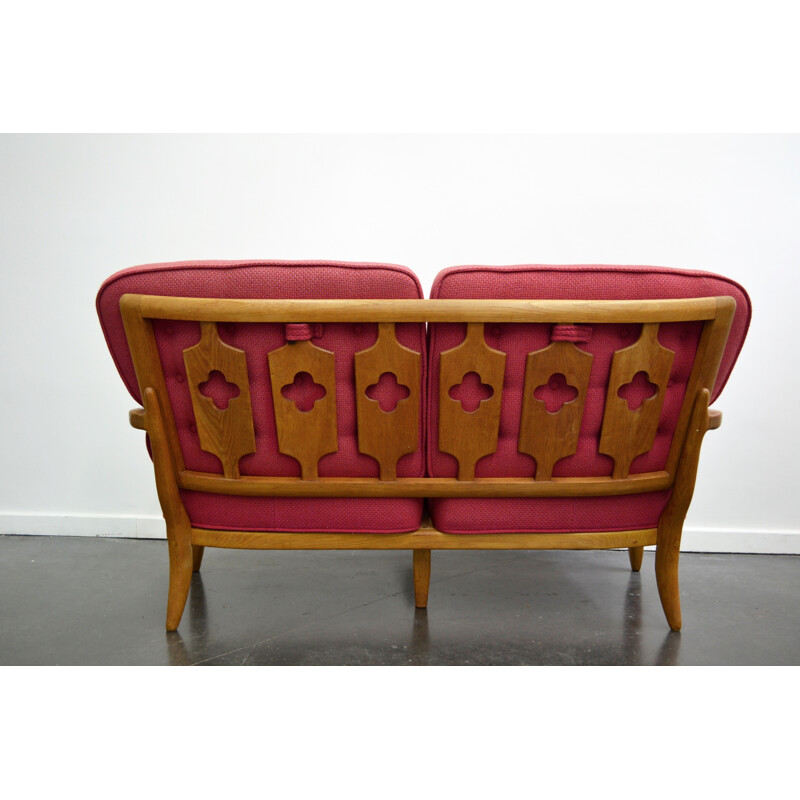  2 seats bench seat, GUILLERME & CHAMBRON - 1960s