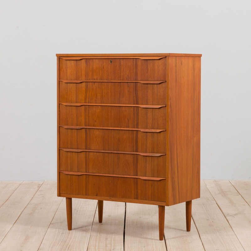 Vintage Danish chest of drawers in teak by Trekanten, 1960s