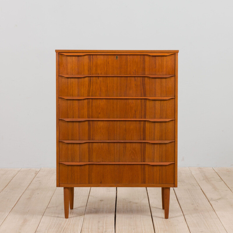 Vintage Danish chest of drawers in teak by Trekanten, 1960s