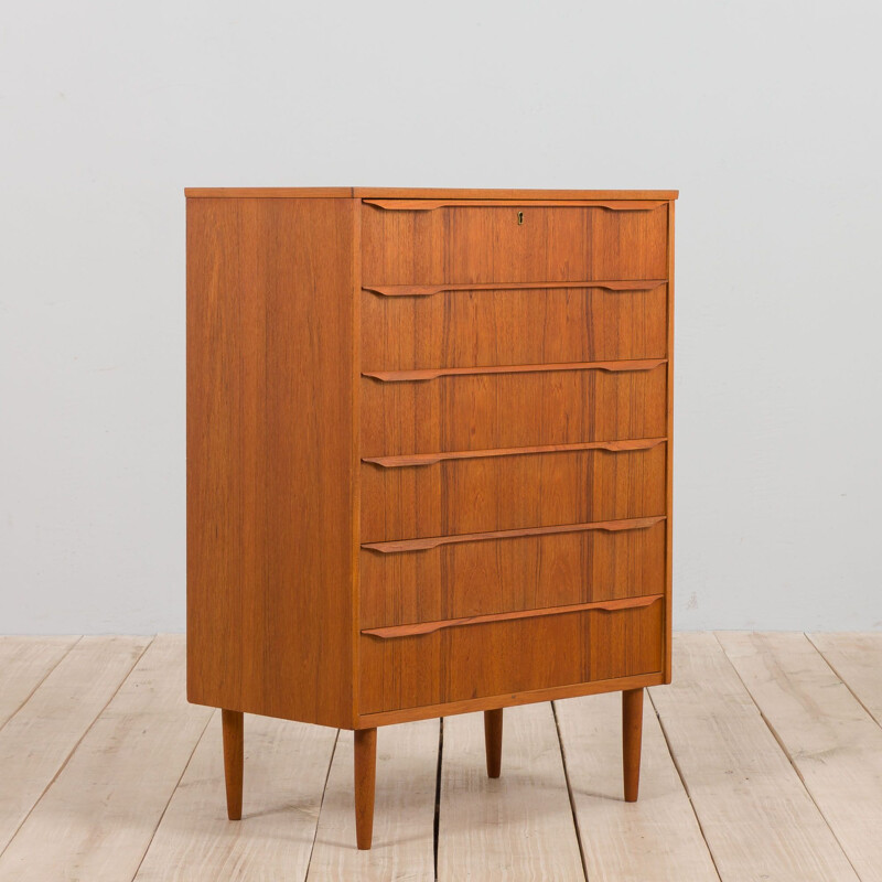 Vintage Danish chest of drawers in teak by Trekanten, 1960s