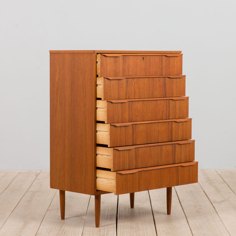 Vintage Danish chest of drawers in teak by Trekanten, 1960s