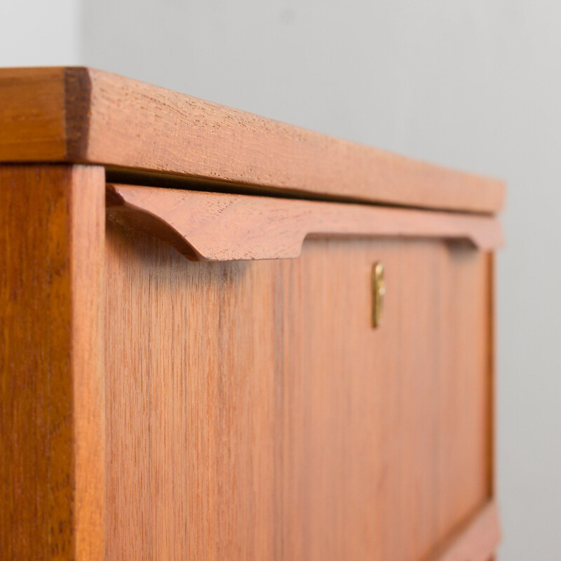 Vintage Danish chest of drawers in teak by Trekanten, 1960s