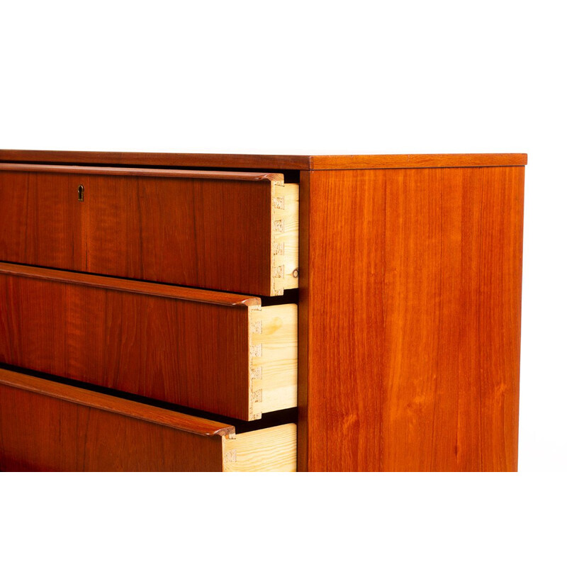 Vintage Danish teak chest of drawers, 1960s