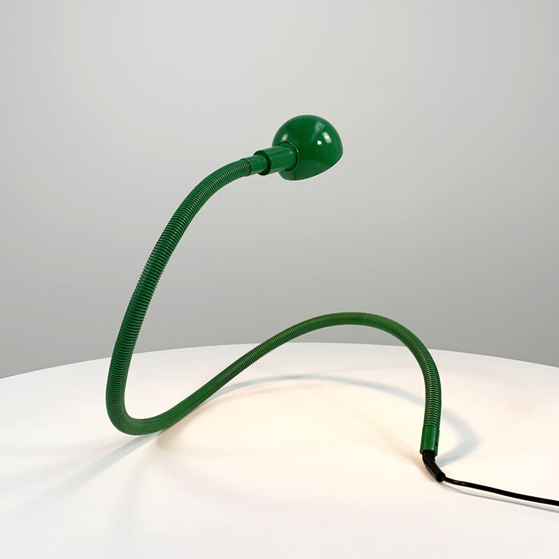 Green vintage Heby table lamp by Isao Hosoe for Valenti, 1970s