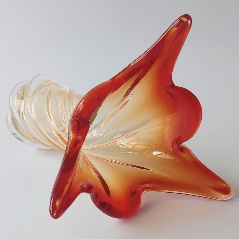 Vintage Murano glass vase, Italy 1960