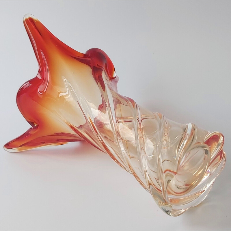 Vintage Murano glass vase, Italy 1960