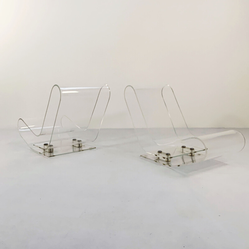 Mid century LCP plexiglass armchair by Maarten Van Severen for Kartell, 1990s